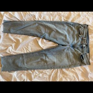 Light wash cigarette jeans